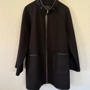Marc New York Black Jacket with Gold Zipper